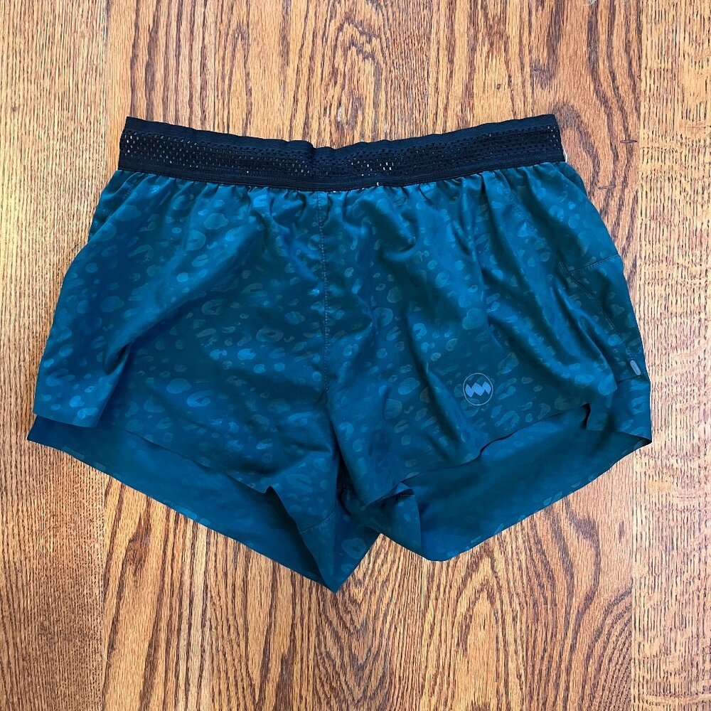 Janji AFO 3" Workout Running Short - Womens Size Small - Green